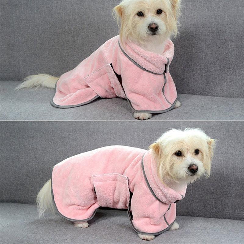 Quick-Drying Pet Absorbent Towel Dog Bathrobe Pet Dog Bath Towel For Dogs Cats Microfiber Absorbent Pet Drying Towel Pet Supplies