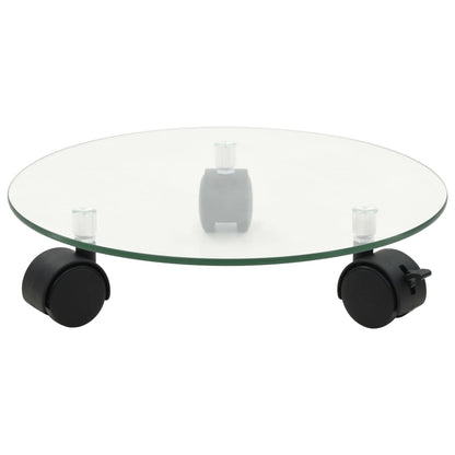 NNEVL Plant Rollers 4 pcs 28 cm Tempered Glass Round