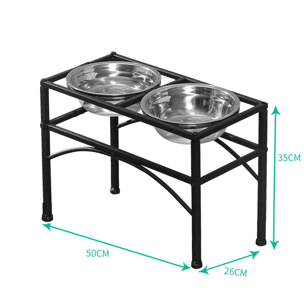 PaWz Dual Elevated Raised Pet Dog Puppy Large